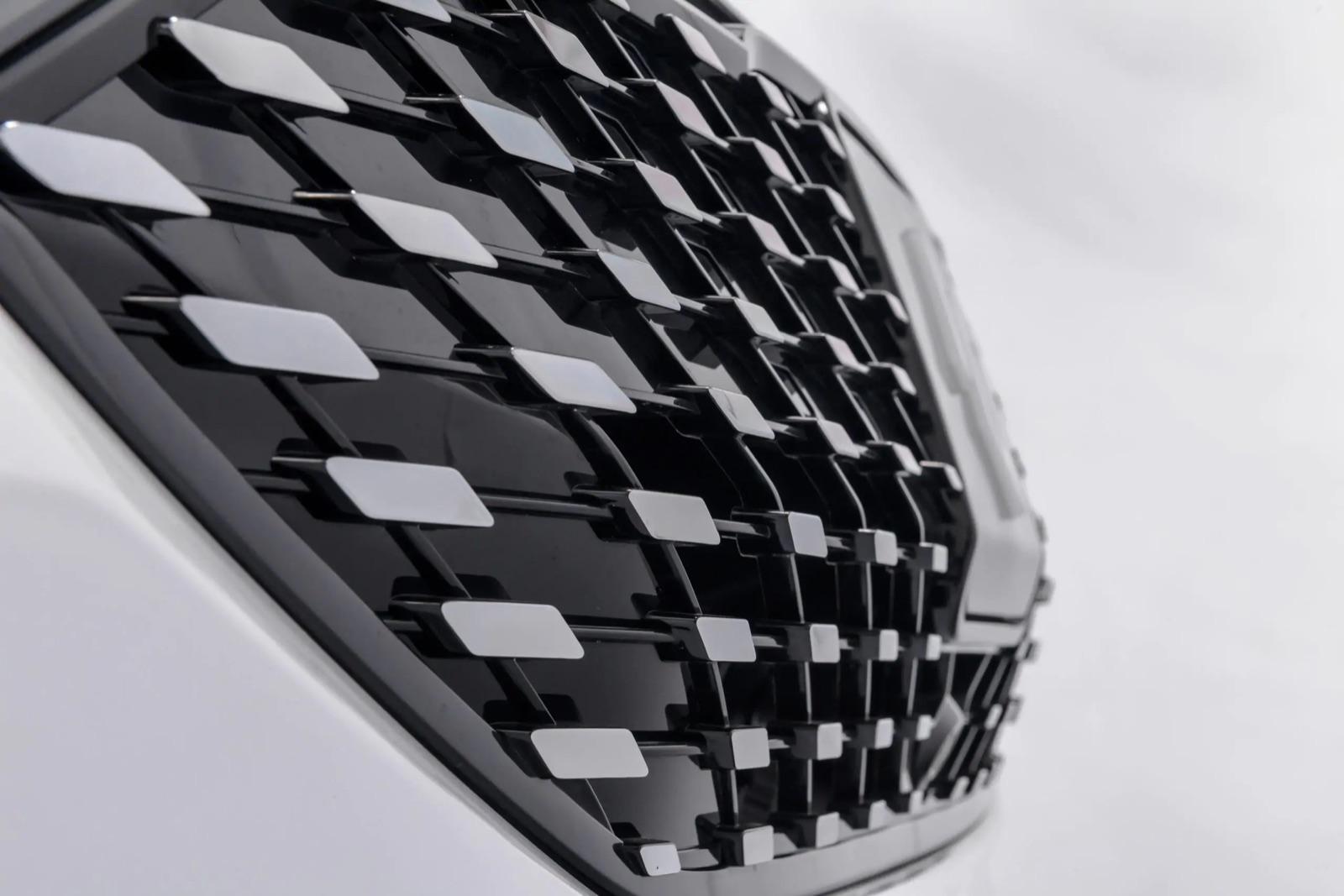 Detalle de la parrilla diamantada del EV3